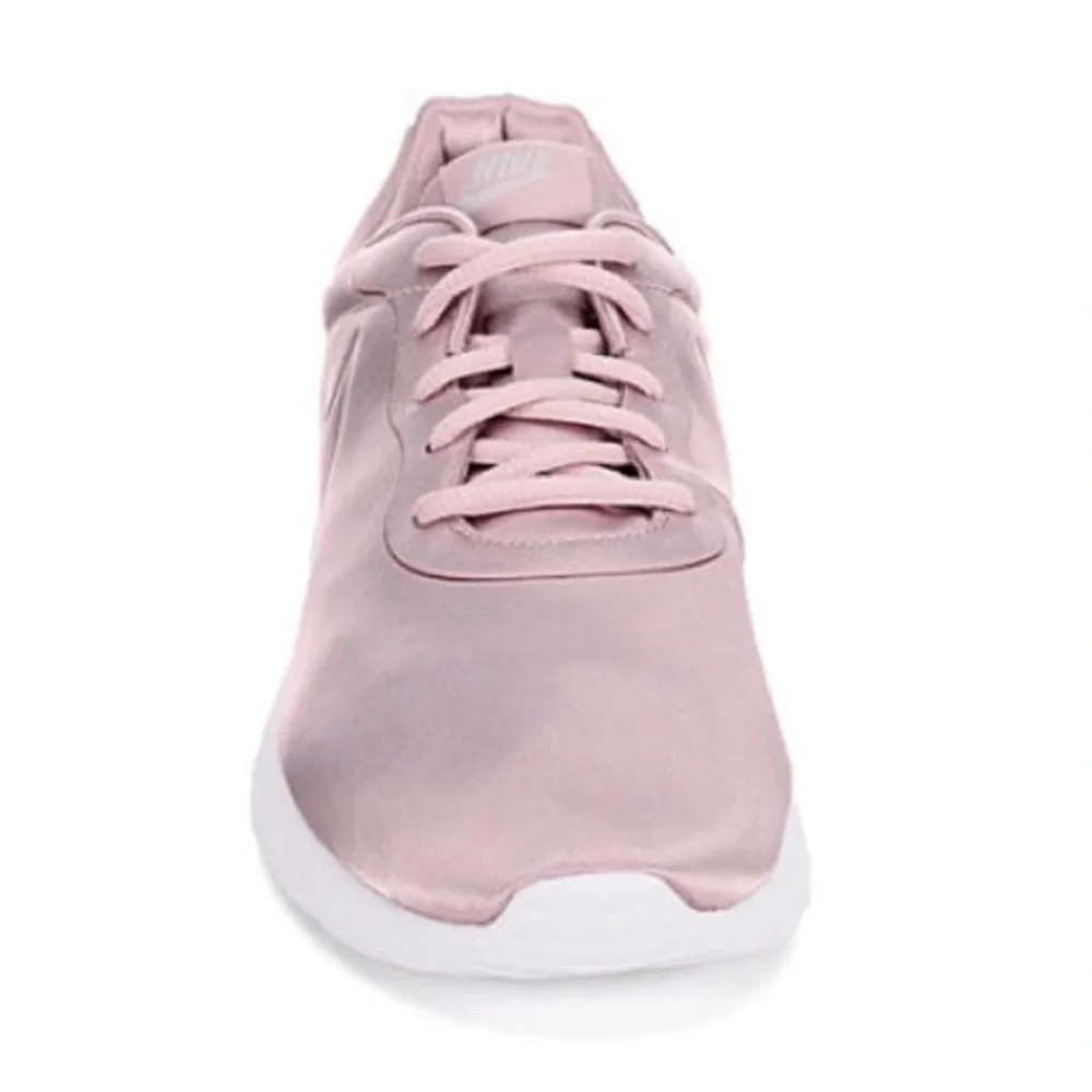 NIKE TANJUN PINK SATIN RUNNING SNEAKER